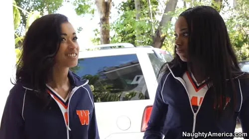 Ana Foxxx - 000 skin diamond , leilani leeane , Ana Foxxx , Johnny sins - 2 chicks same time