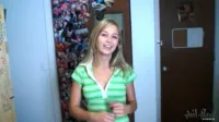 Teen Kasia - Green shirt n denim