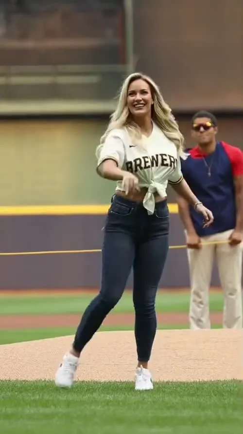Paige Spiranac - 1st pitch