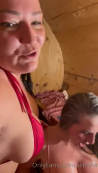 Alimela - Hot sauna horny milfs!! 01 source