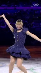 Alysa Liu - 8秒間で引き込まれる世界観🤩アリサ・リュウ選手によるエキシビション💗🎶#オリンピック - #ミラノコルティナ2026