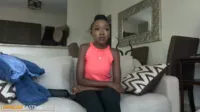 AfricanCasting / Africansextrip / Latinafucktour / blackfucktour / facefucktour / africanfucktour - African casting Brandie skinny bitch is easily blackmailed and stuffed