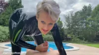 Angel Wicky - Fun next to a pool