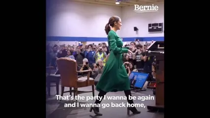 Alexandria Ocasio-Cortez / AOC - Aoc green full speed