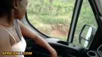 AfricanCasting / Africansextrip / Latinafucktour / blackfucktour / facefucktour / africanfucktour - Rare animal spotted Awahle the safari sucker