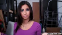 Jade Jantzen - Backroom facials - Shy amateur ends up in facial