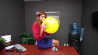 Hazel Heart - BalloonBoxxx - Receptionist needs a balloon