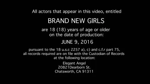 Adult movies DVD - Brand new girls 1