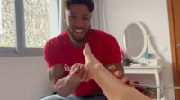 Clea Gaultier - Footjob ft Little Maly