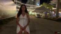 Katty West - Compilation risky pissing in public places