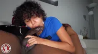 Alix Avery (aka Alix Pena) - Curly hair freak Alix Avery sloppy blowjob