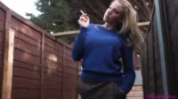 Danielle Maye / Danielle Maye XXX / Dani Maye - Smoking behind the school (2015-08-17)
