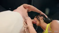 Eliza Ibarra - Double dick training her pussy