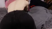 Reislin - Double penetration in innocent ass of young teen with fake cum