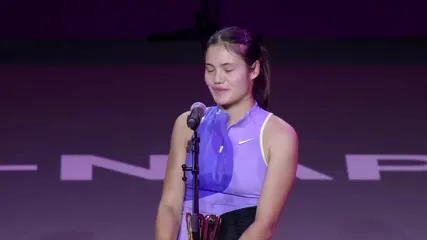 Emma Raducanu - Finalist speech 2026 Cluj-Napoca