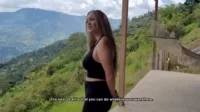 Kourtney Love | Tatiana Alvarez - I fuck outdoors with a strange farmer and let him cum on my pussy