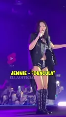 Jennie | BLΛƆKPIИK (Blackpink) - First time ever; Jennie performs “Dracula” 🧛‍♀️