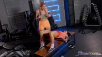 SexyHub Porn Network - FitnessRooms - Lexi Dona and Izzy Delphine - Sweaty lesbian orgasms in the gym