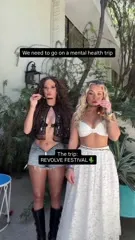 Madison Pettis - Found the cure. it’s being a festival girl with your bestie 🌵🩷💊✨ @revolve #REVOLVEFestival cc