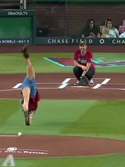 Haley Lu Richardson - From the white lotus to Chase Field. Phoenix native Haley Lu Richardson threw out today’s ceremo