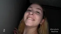 Gloryhole Swallow - Macy 1st visit
