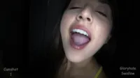 Gloryhole Swallow - Courtney and Kristina first visit xxx