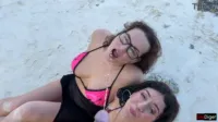Katty West - Golden shower for mom and stepdaughter