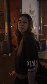 Stella Cox - Having a little smoke i dont like cigarettes