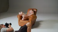 Hegre - Any Moloko - Leather chair nude shoot
