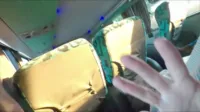 John and Sky - Hot couple having risky sex on public beach and bus