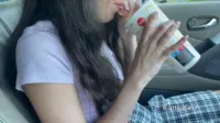 Katty West - I couldn't take it anymore and peed in a glass