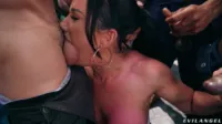 Jennifer White - Sloppy 12-cock blowbang - EVIL ANGEL