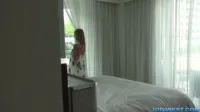 Jodi West - Shows off her HJ skills to the public