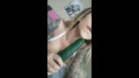 Karma Rx - All holes fucked with huge cucumber