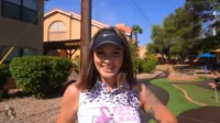 Leah Winters / Leahwintersxoxo - PAWG mini golfer in short skirt showing all that ass