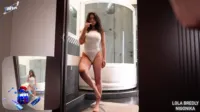 Lola Bredly - (1winporn com) - Nigonika - Juicy Blowjob in The Shower with Apple Vision Pro Glasses