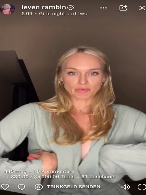 Leven Rambin - Lr livestream all try on challenge with Brenna (2023-08-30)
