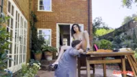 Lustery - E1234 Claudia and Harry garden fun XXX