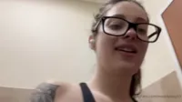 Maddy May / maddymay69 - Sneaky solo in public bathroom