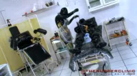 Emily x / Emily Sharpe - Matron & patient RH. - RH´s piss breathing catheter session Part. 2