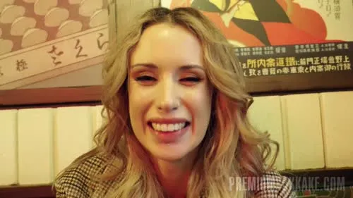PremiumBukkake - Mellany Lapiedra #1 - Interview before bukkake