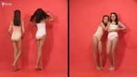 TokyoDoll - Mia and Lesya white lingerie Part.1