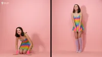 TokyoDoll - Mia multicolored dress
