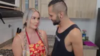 Kourtney Love | Tatiana Alvarez - My bosss son seduces me and his father surprises us fucking in the kitchen