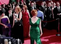 Christina Hendricks - My favorite angle of the green dress