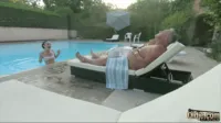 Oldje.com - 703 - Refreshing fuck by the pool - Sasha Sparrow Part 1