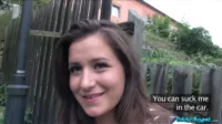 Public Agent - P - Bubble butt babe fucked in a car - Cindy Loarn