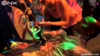 Party Hardcore (Tainster f.k.a. Eromaxxx) - Partywam male strippers get gunged by clothed party girls