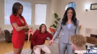 Penny Barber/Pamperedpenny - Penny Barber, Shay Sights - Our stepsons are embarrassing us! Only a foursome can help - momswap - 25.02.23