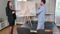 Jolee Love (@joleelove) - PornWorld - Cock hungry art curator gets her holes fucked DP style by her clients GP3338 - BTS
